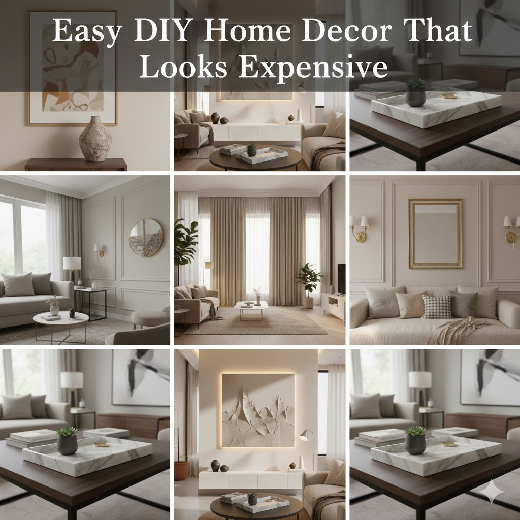 Easy DIY Home Decor That Looks Expensive