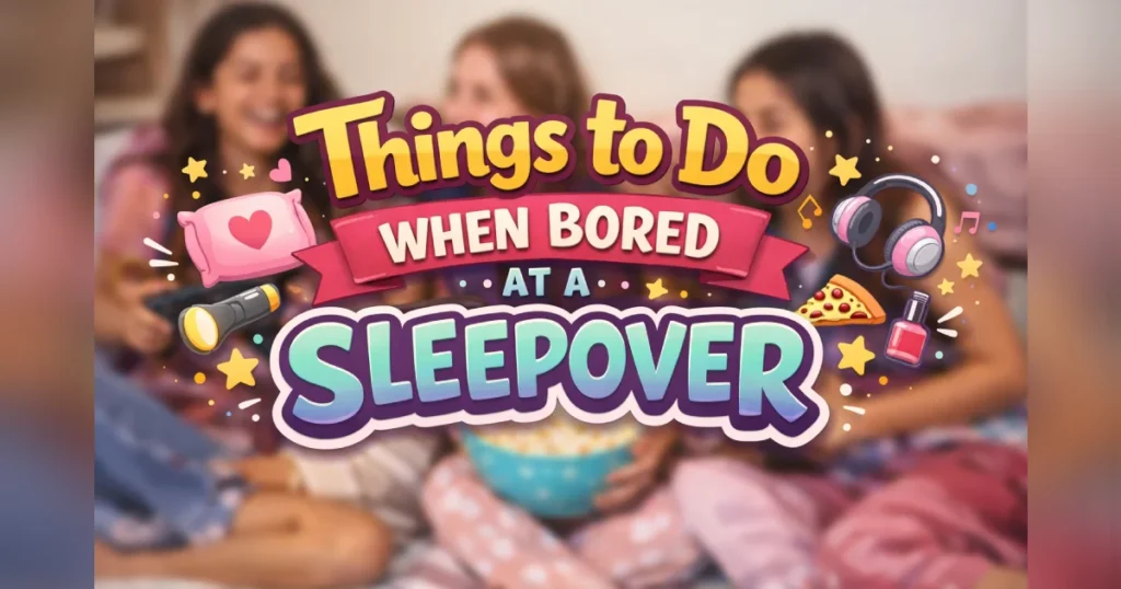 things to do when bored at a sleepover