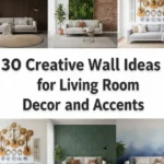 30 Creative Wall Ideas for Living Room Decor and Accents
