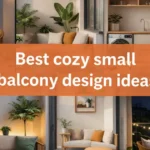 Best cozy small balcony design ideas