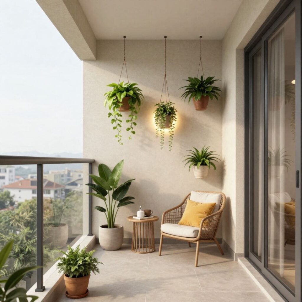 Best cozy small balcony design ideas