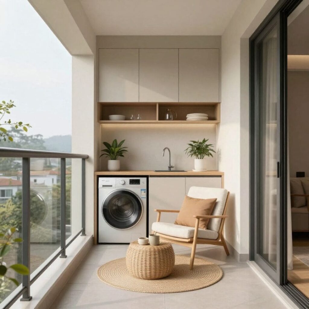 Best cozy small balcony design ideas