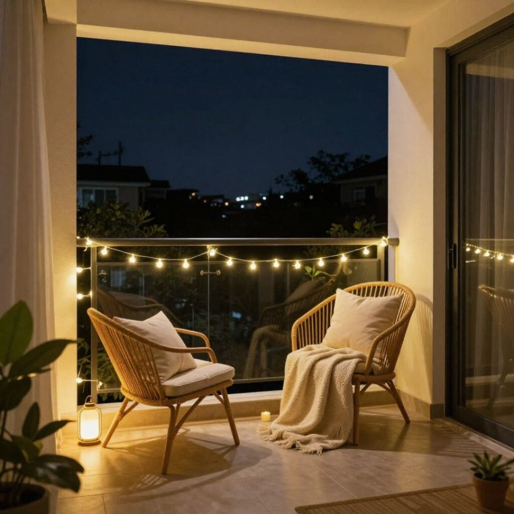 Best cozy small balcony design ideas