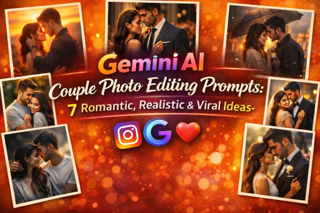 Gemini AI Couple Photo Editing Prompts: 7 Romantic, Realistic & Viral Ideas