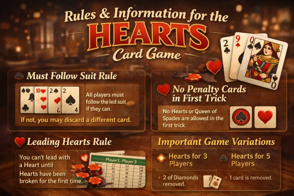 How to Play Hearts Card Game