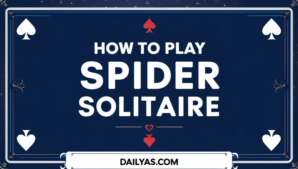How to Play Spider Solitaire