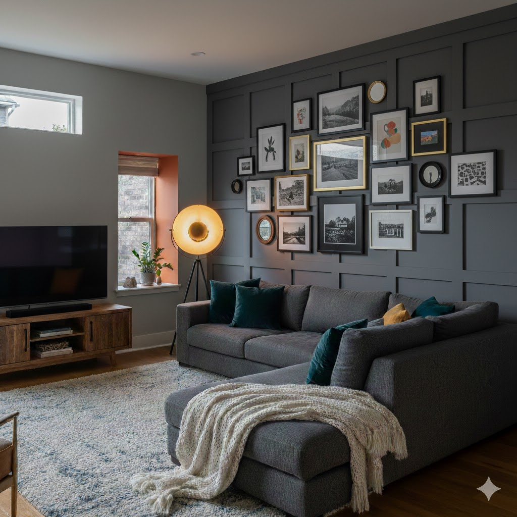 Artful Arrangements: Beyond the Basic Gallery Wall-The Organic Cluster Gallery