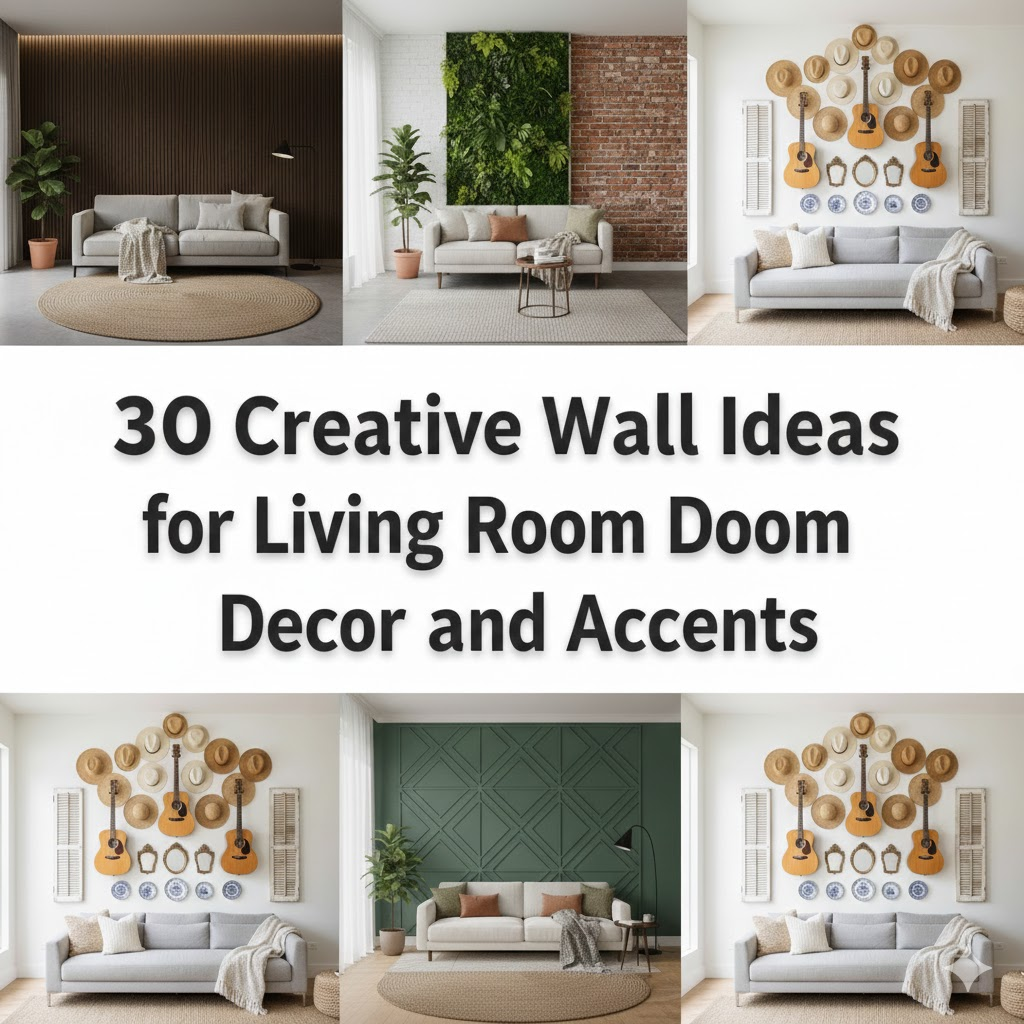 30 Creative Wall Ideas for Living Room Decor and Accents